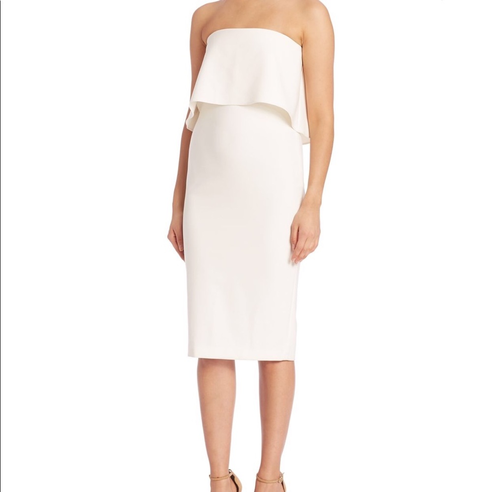 Likely Driggs Strapless Dress - White